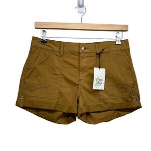 Cosmic Blue Love Stitch Fix Twill Utility Shorts Dark Mustard Women’s W29 NWT